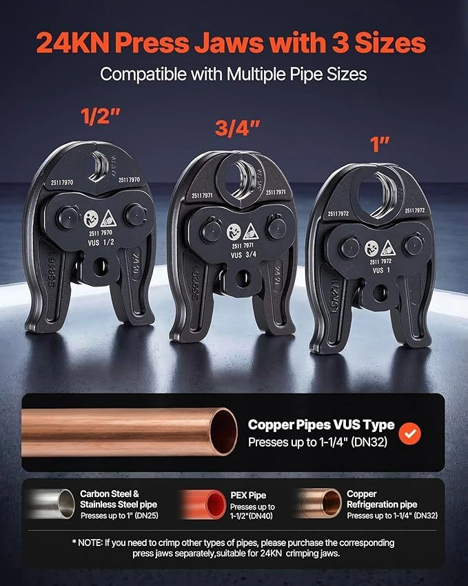 VEVOR 18V Electric Pipe Press Tool - 图片 7